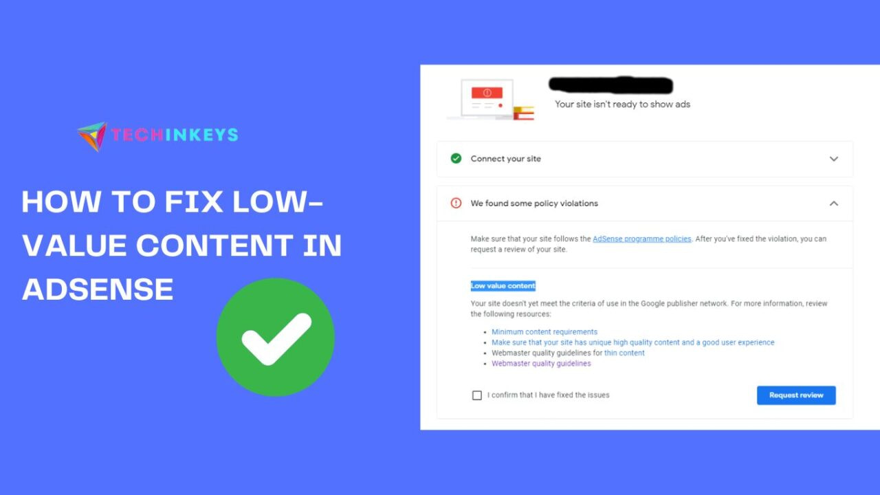 How to Fix Low-Value Content in Adsense